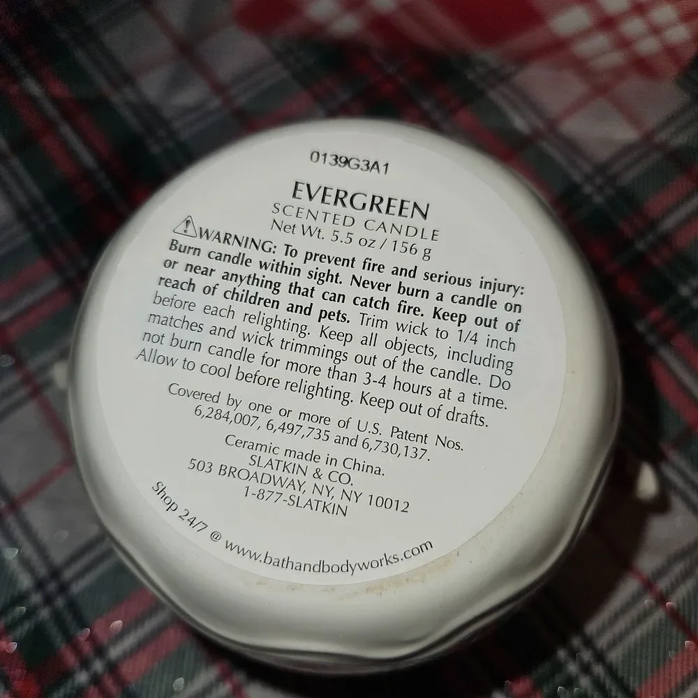 Slatkin & Co. Snowman Evergreen Scented Candle & Decorative Jar